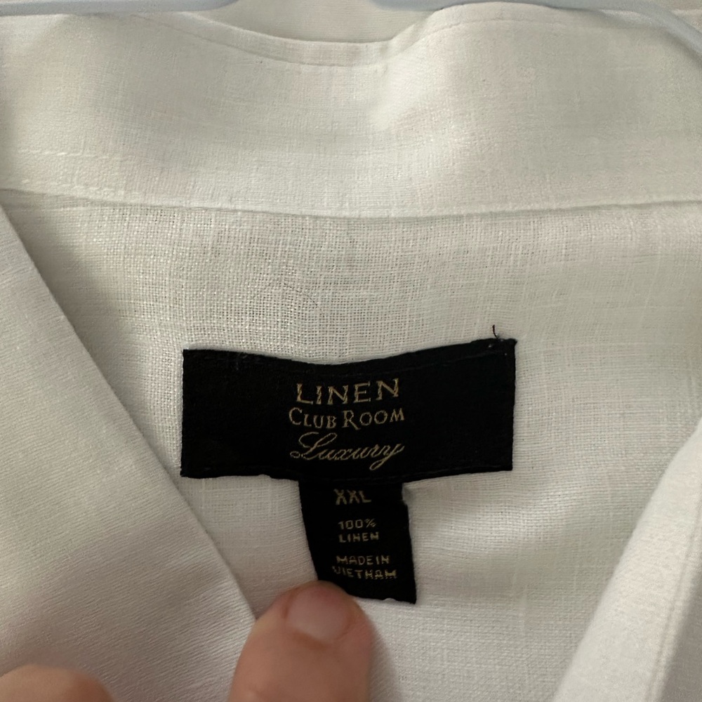 Club Room Luxury Linen Shirt XXL